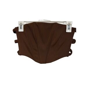 Princess Polly Brown Open Sides Corset Size 6